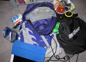 My backpack and its contents