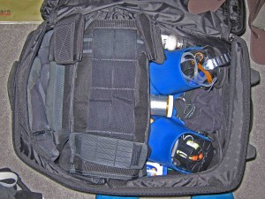 Murray's carry on bag with BCD