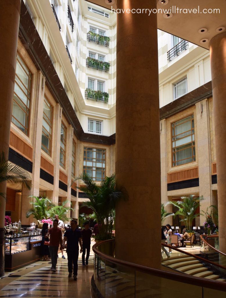 Interior of the Fullerton Hotel, Singapore