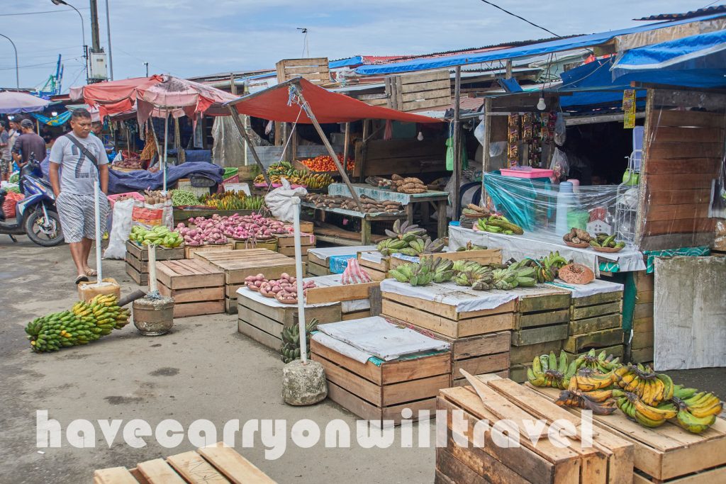 Outdoor Market in Ambon, Indonesia