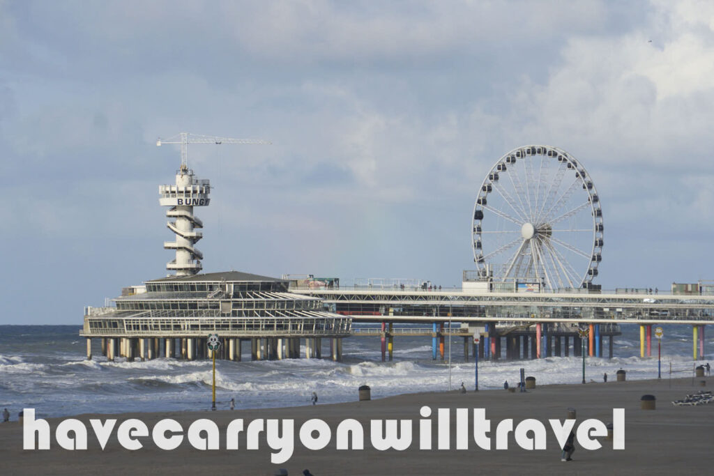 Amusements on the beach at Scheveningen