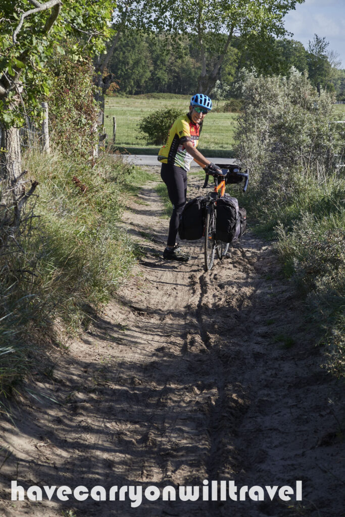 Sand track outside Westkapelle.