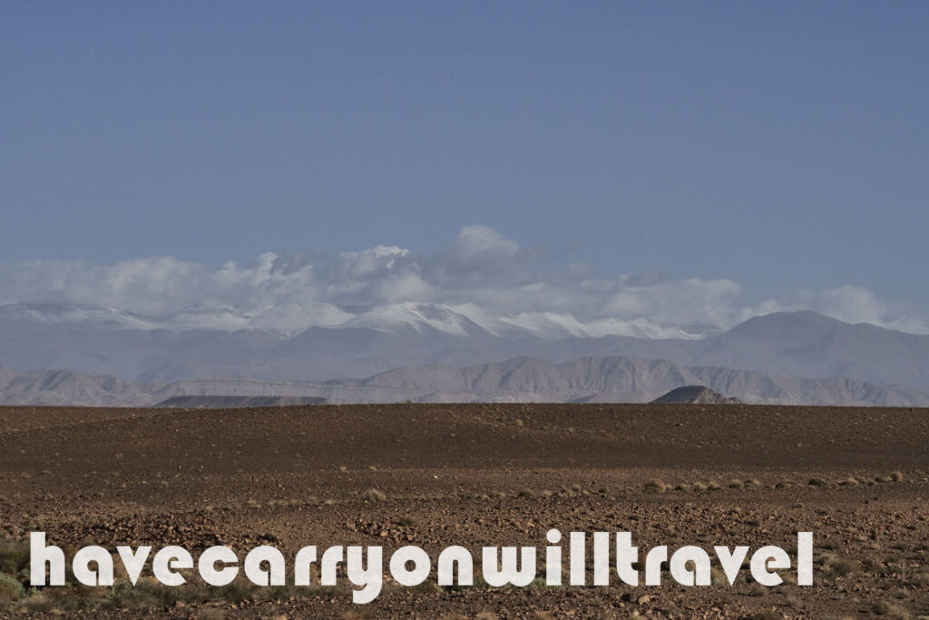 Snow in the Atlas Mountains