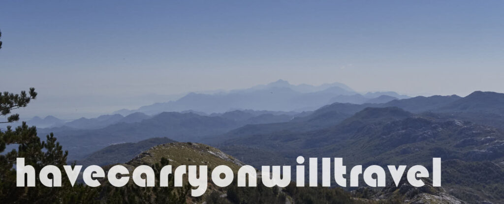 View from the top of Mount Lovcen